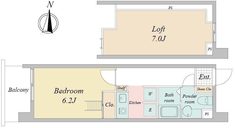 CAVANA東駒形 0302 間取り図