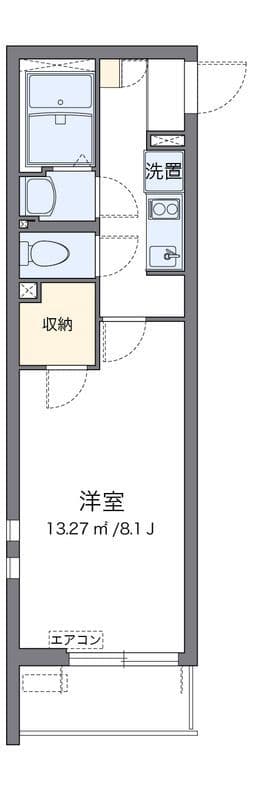 クレイノモンタニャレドンダ 101 間取り図