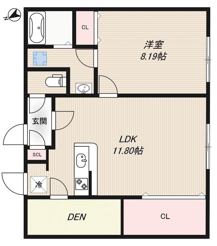 Branche武蔵小山 405 間取り図