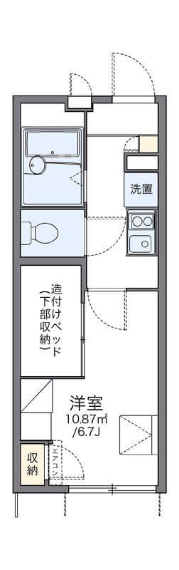 レオパレスセレーヌ新高円寺 105 間取り図