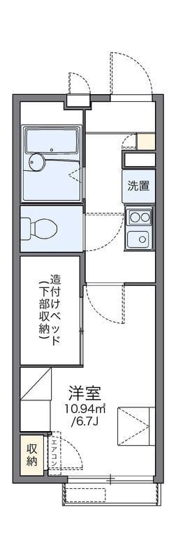レオパレスセレーヌ新高円寺 205 間取り図