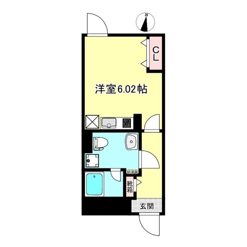 CREAL東高円寺 202 間取り図