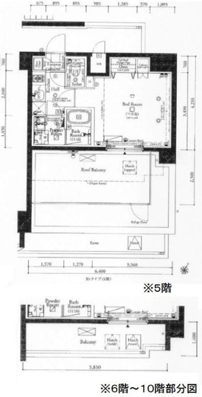 コンシェリア大塚ヒルサイドスクエア 704 間取り図
