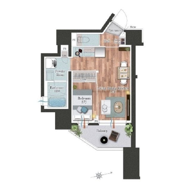 デュオフラッツ池尻大橋ノリス 0301