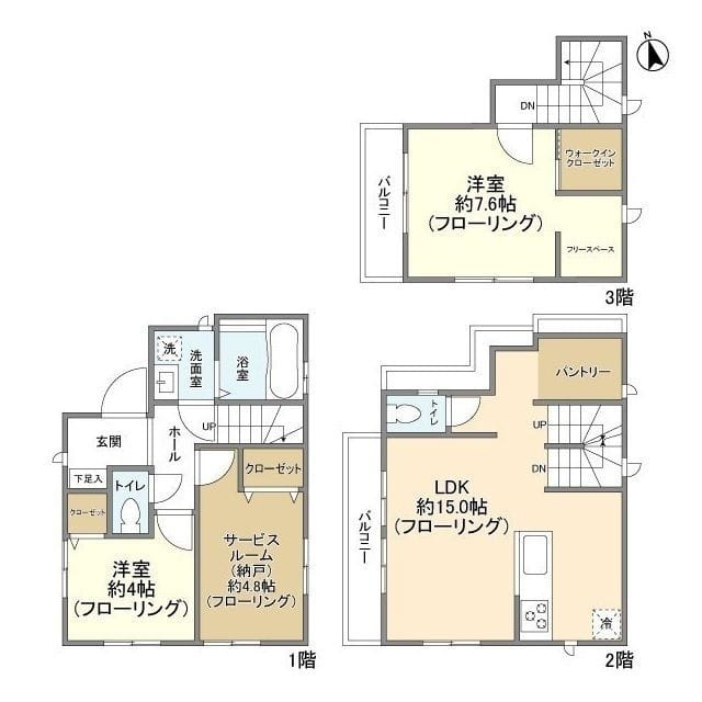 Kolet羽田三丁目#02 26.7万円/入力なし/なし 間取り図
