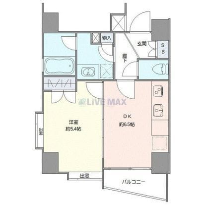 エスコートノヴェル南麻布 302 間取り図
