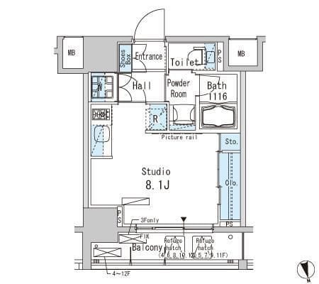 パークアクシス上野 605