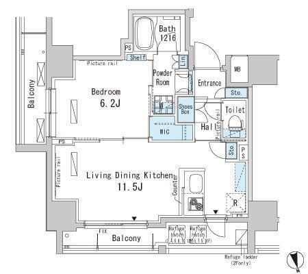 パークアクシス上野 803