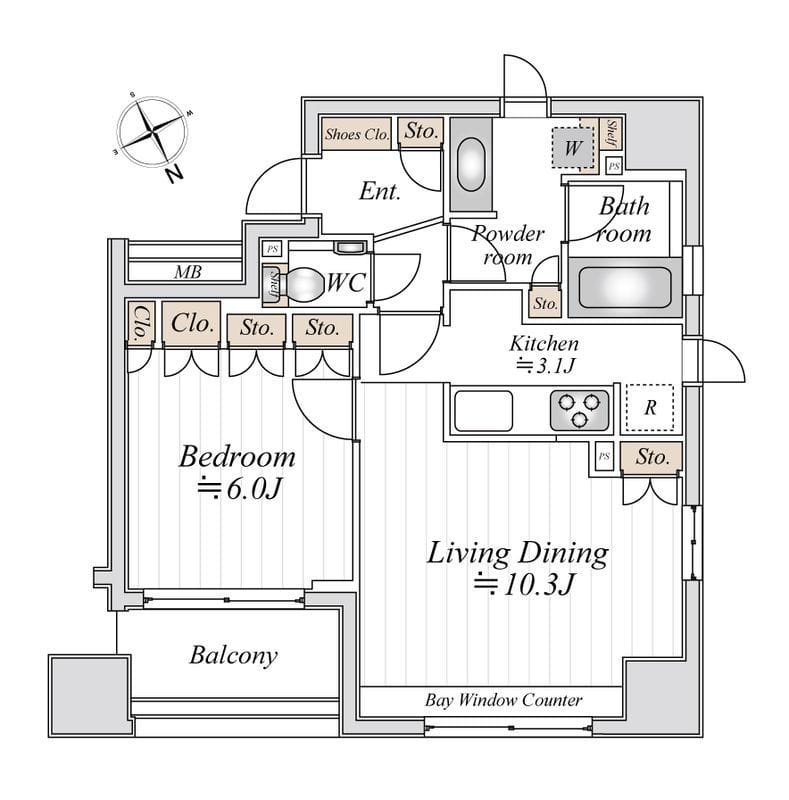 ドゥーエ銀座イーストⅡ 1103