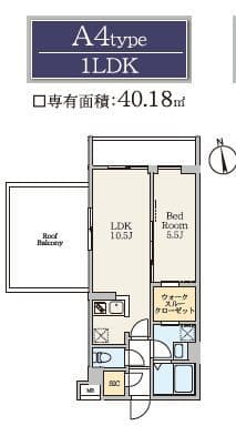 S-RESIDENCE駒場東大前 401 間取り図