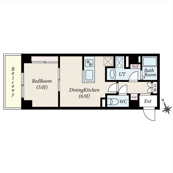 グローリオシェルト新宿山吹町 502