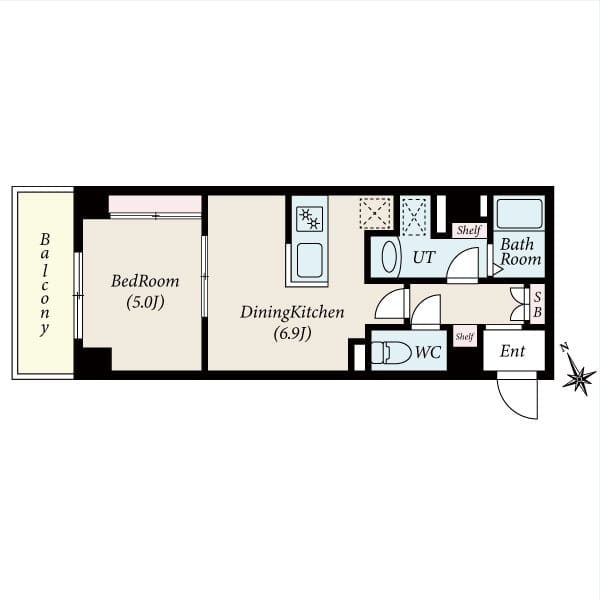 グローリオシェルト新宿山吹町 502