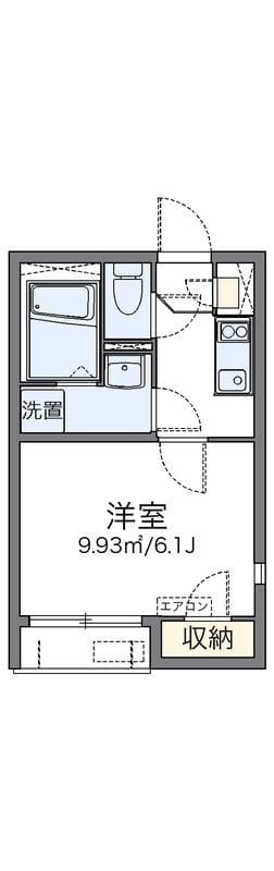 レオネクストフレシールコート 201 間取り図