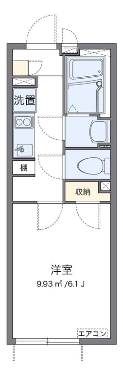 クレイノ高円寺 102 間取り図