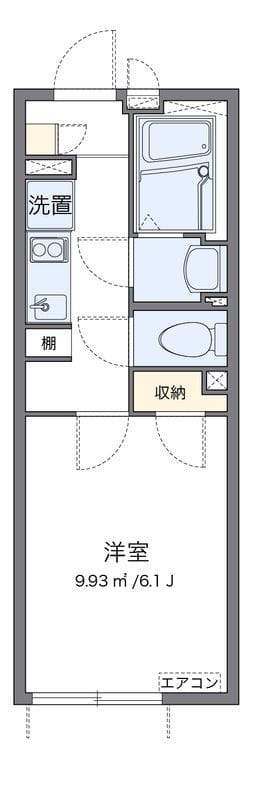 クレイノ高円寺 301 間取り図