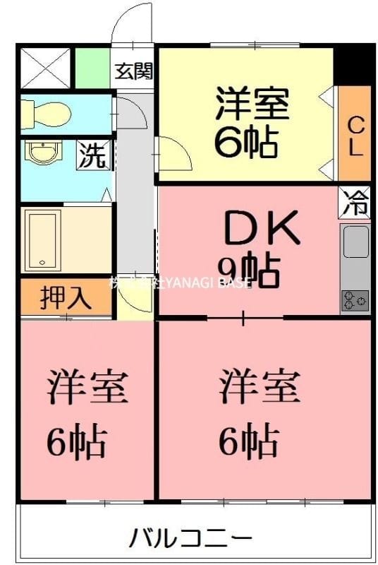 リステージ湘南川名 307 間取り図