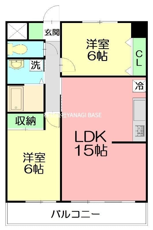 リステージ湘南川名 501 間取り図