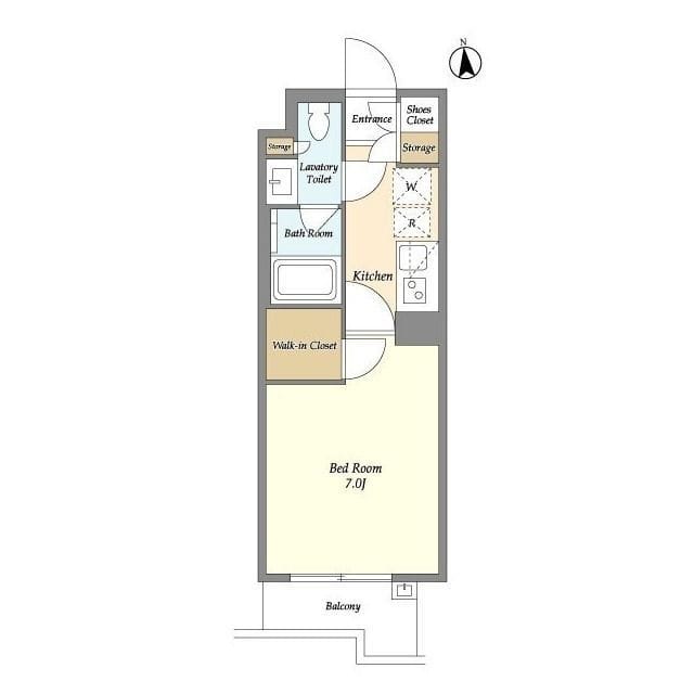 ミュプレ梅丘 315 間取り図
