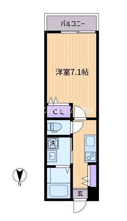 フラガリア 103 間取り図