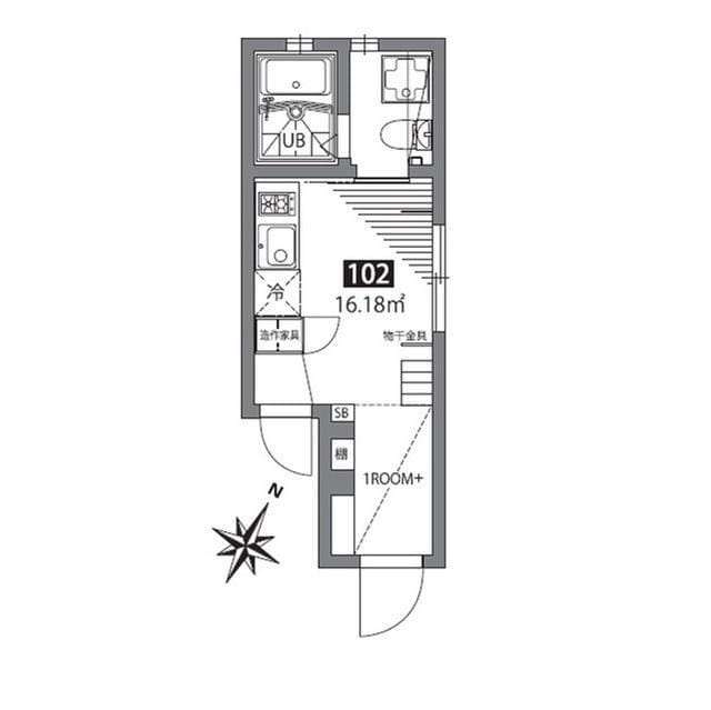 グランエッグス西新宿E 102