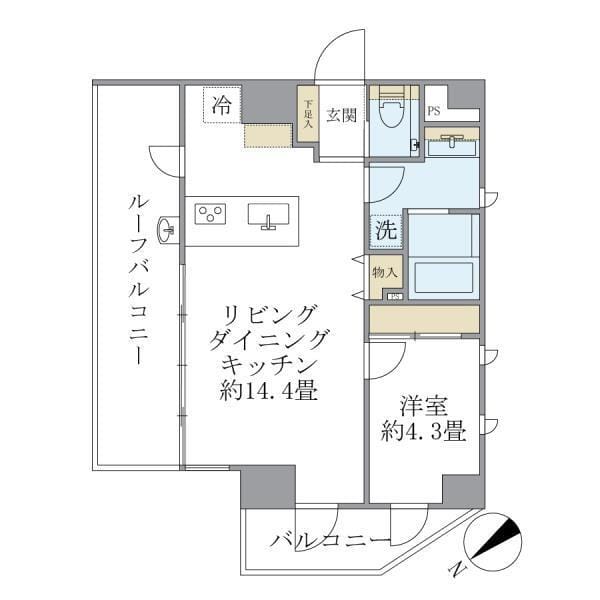 ルネサンス赤坂プレミアムコート 1301