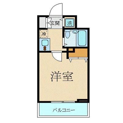 スカイコート日本橋壱番館 302 間取り図