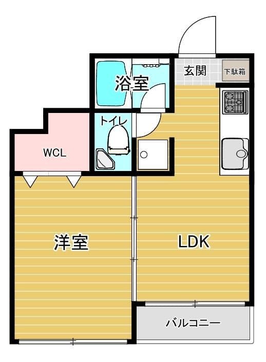 メゾンドール高田馬場 403 間取り図