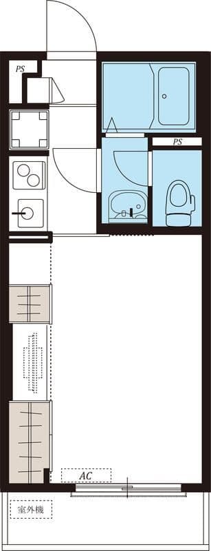 リブリ・Emergence I 201 間取り図