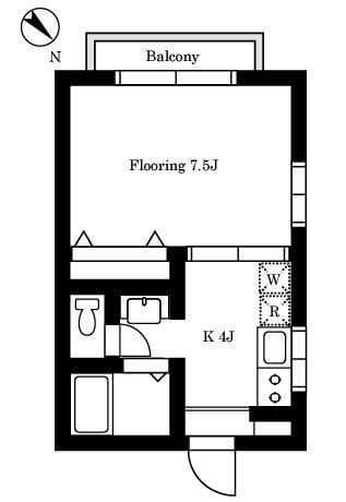 オランジュ西永福 201 間取り図
