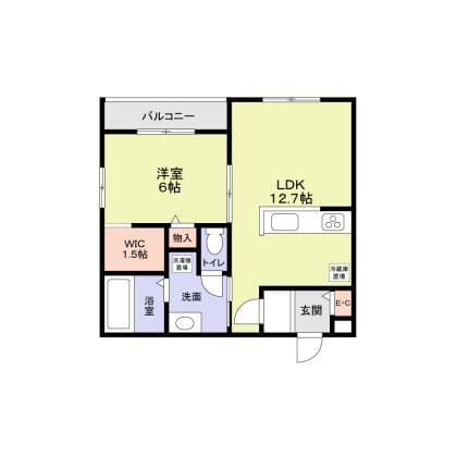 TREE TOPS 代々木 103 間取り図