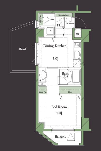 HF明大前レジデンス 0201