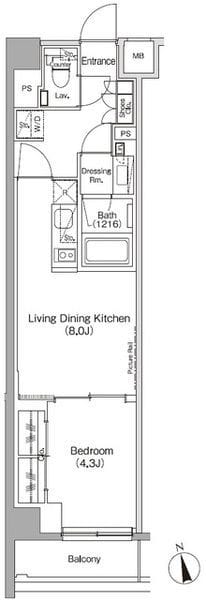 ザ・パークハビオ高円寺レジデンス 613