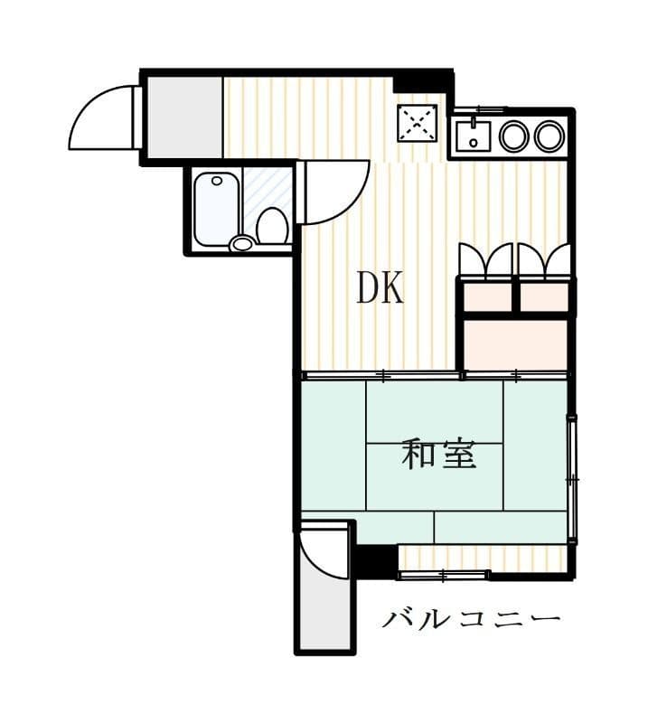 すいーとぴあ本郷 502 間取り図