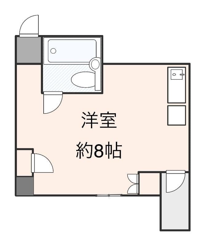 すいーとぴあ本郷 503 間取り図