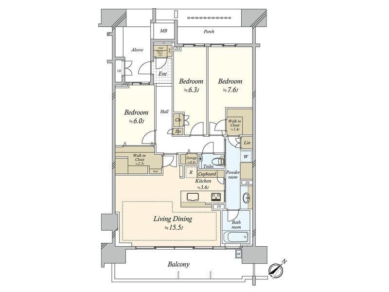 HARUMI FLAG SEA VILLAGE E棟 806