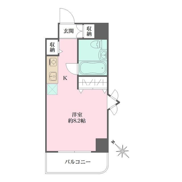 サイプレス北新宿 506 間取り図