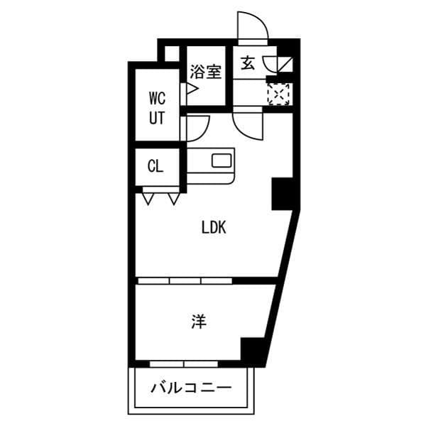 アルファコート青砥2 107 間取り図