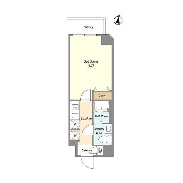 アルファコート青砥2 301 間取り図