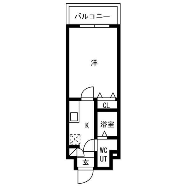 アルファコート青砥2 304 間取り図