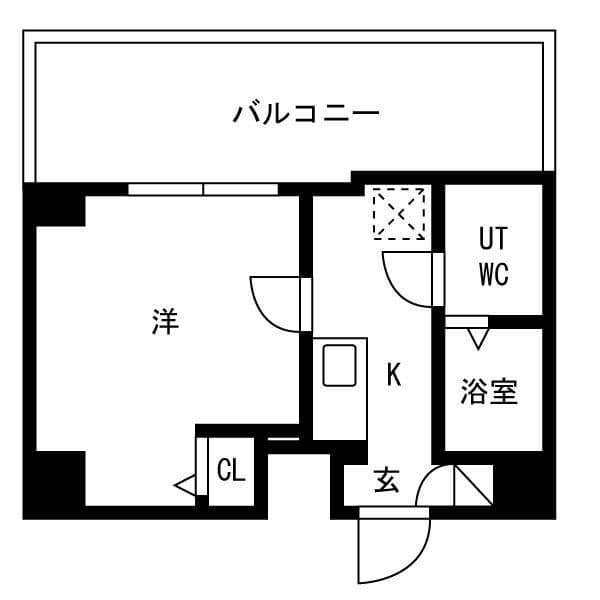 アルファコート青砥2 604 間取り図