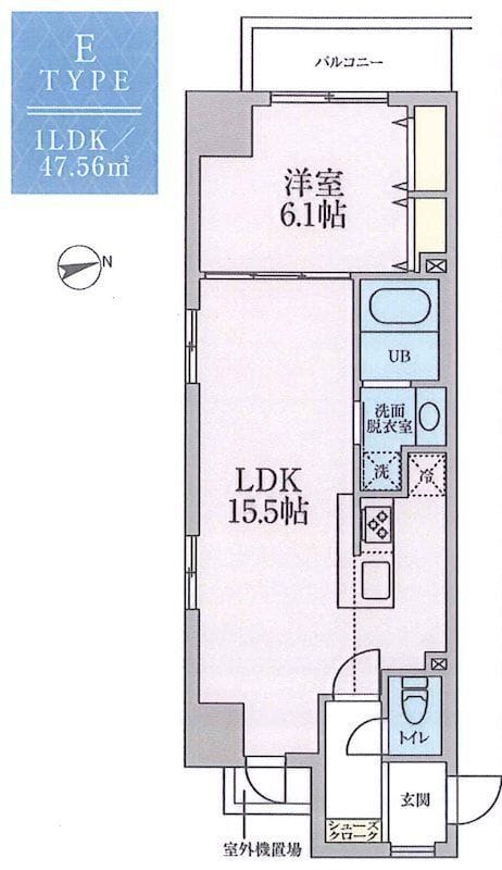 La・Glycine 201 間取り図