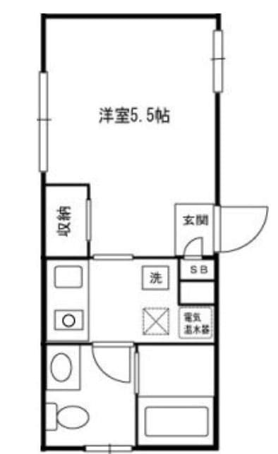 コンポジット中野 301 間取り図