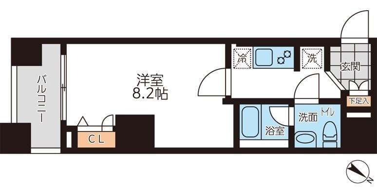 GRAN PASEO本駒込 1002 間取り図