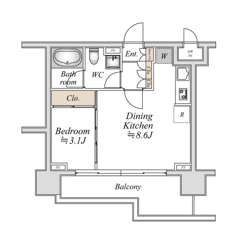 ドゥーエ日本橋 0302