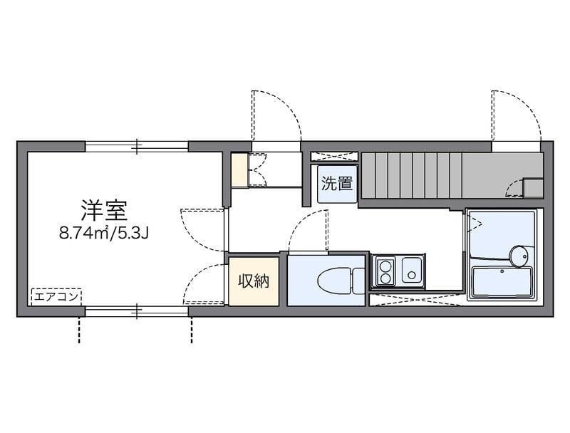レオネクストディヴェルソ 102 間取り図
