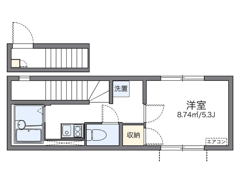 レオネクストディヴェルソ 201 間取り図