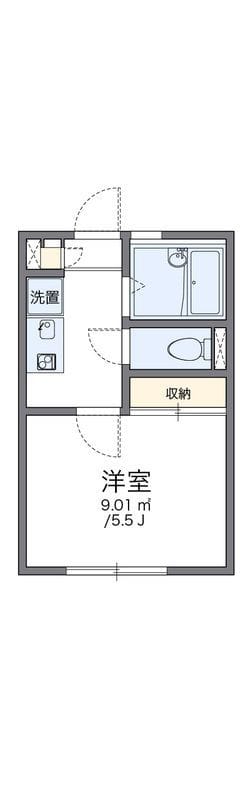 レオパレスフォーブル三茶 203 間取り図