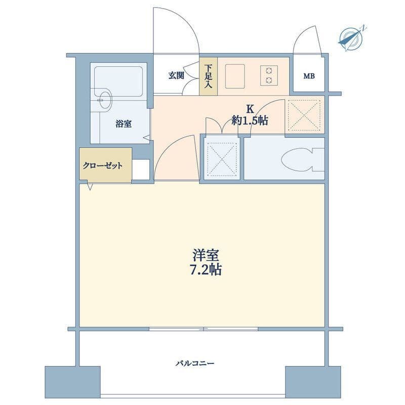 ステージグランデ文京大塚 1104 間取り図