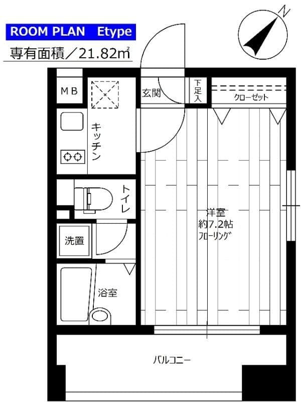 ステージグランデ文京大塚 405 間取り図