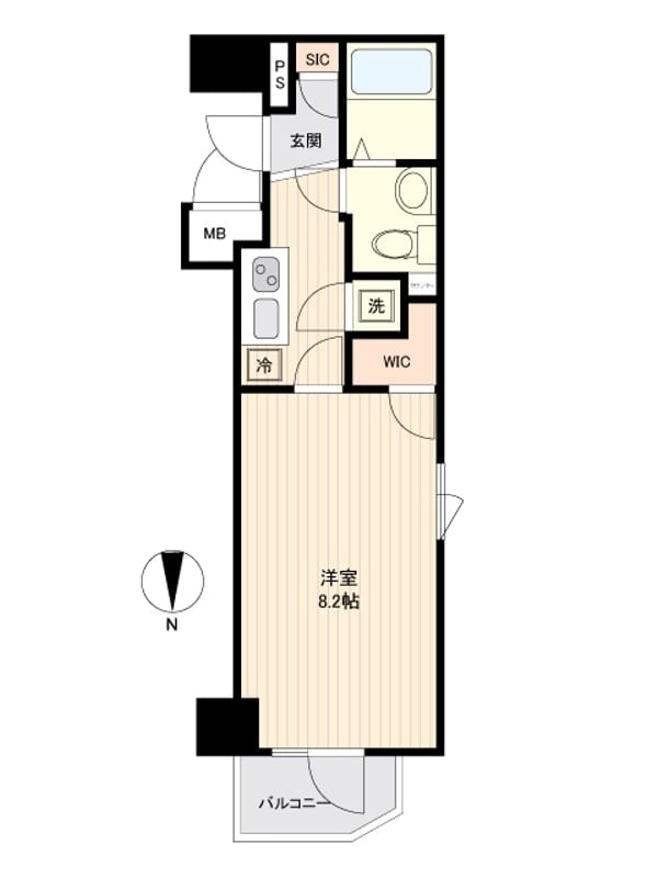 グランド・ガーラ南麻布 1403 間取り図